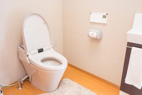 トイレ・オレンジ床